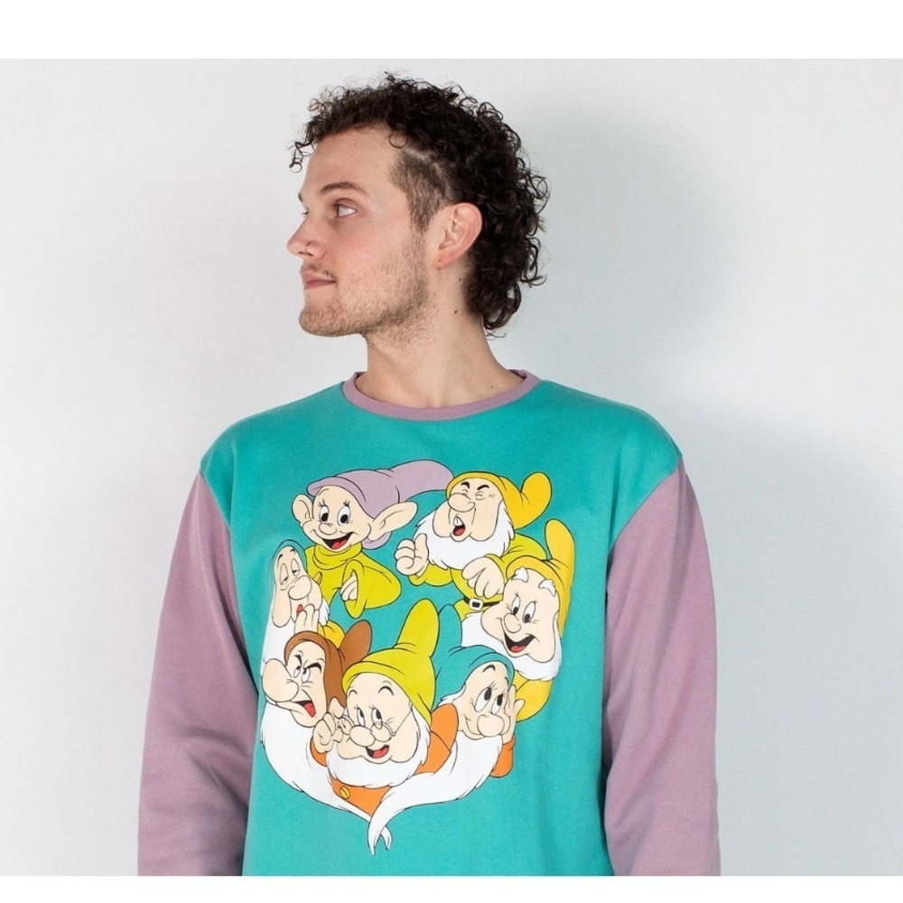 Disney The Seven Dwarfs Crew Neck Sweater by Cakeworthy – 4XL - Picture 2 of 13